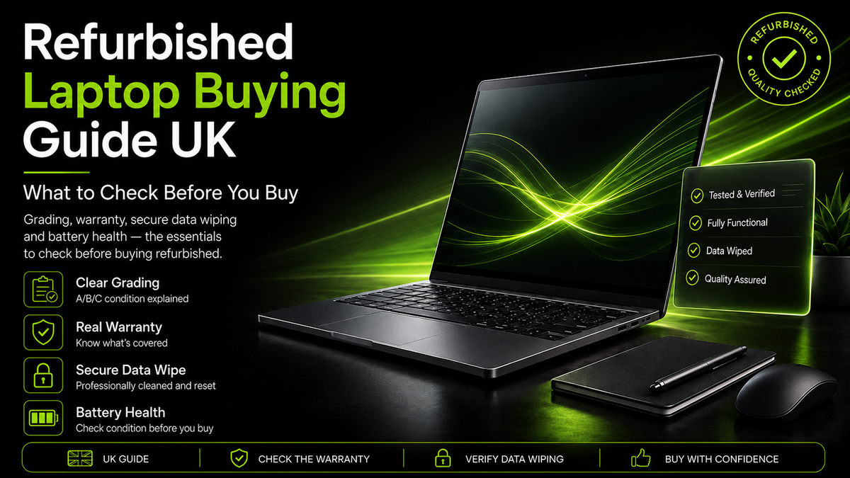 Refurbished Laptop Buying Guide UK: What to Check Before You Buy