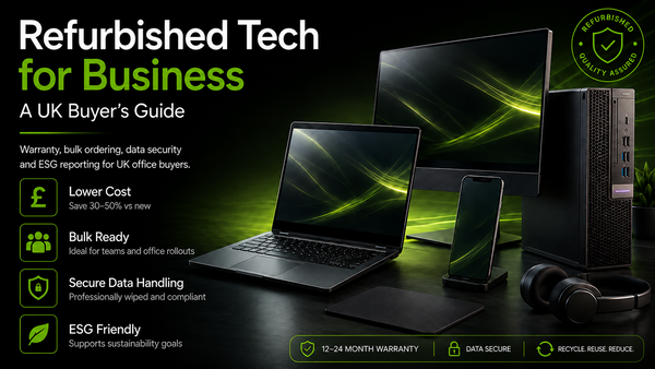 Refurbished Tech for Business  A UK Buyer's Guide