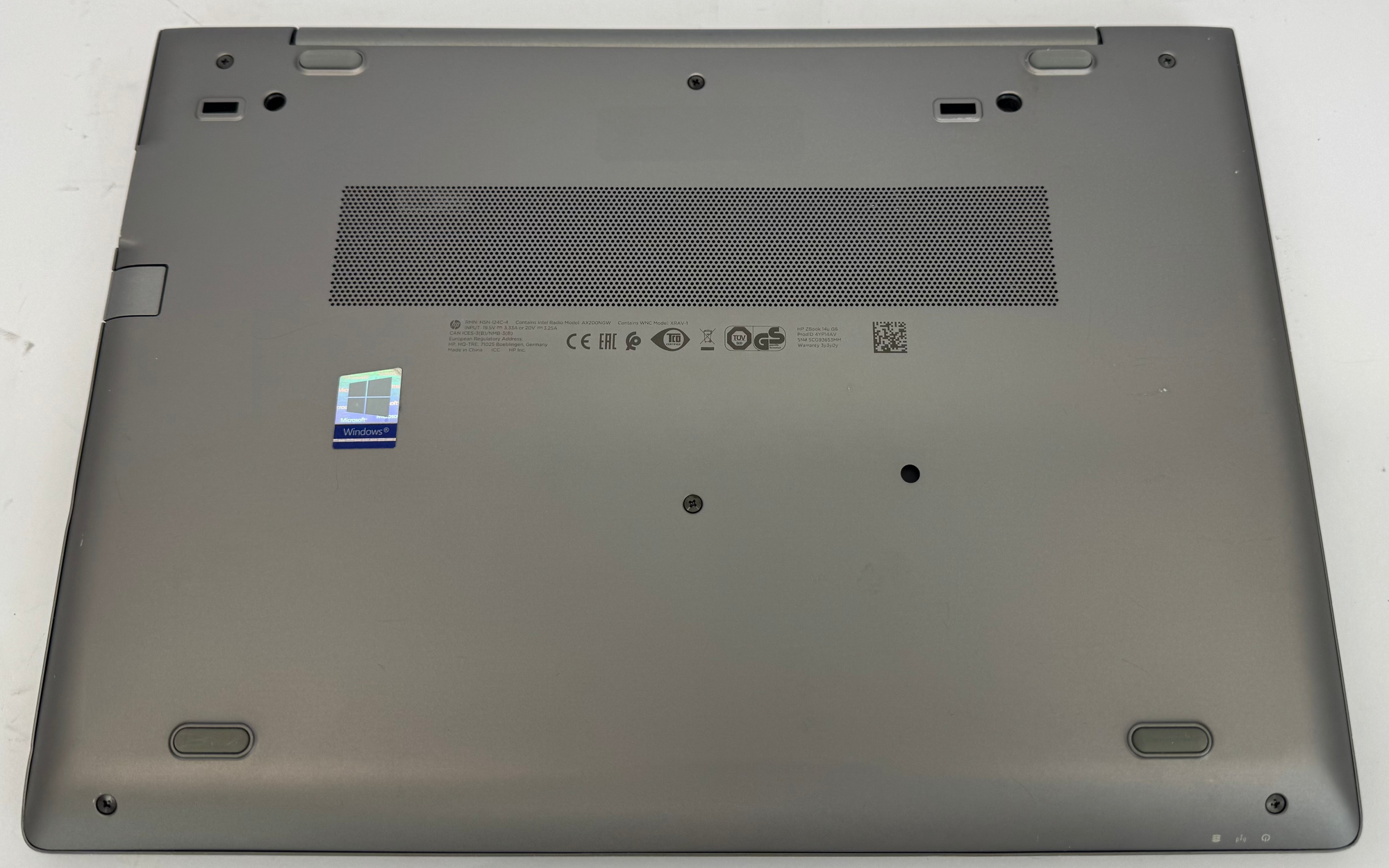 HP ZBook 14u G6 i7-8665U@1.9GHz 32GB RAM 512GB SSD 59-62% B