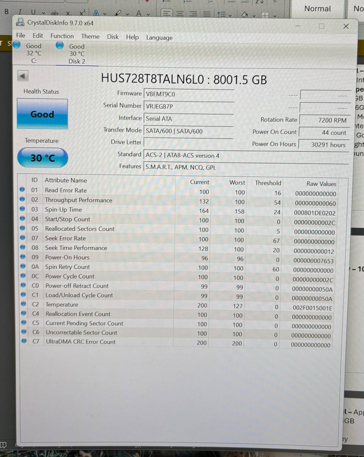 Dell EMC 8TB SATA 4Kn 3.5" Enterprise HDD HUS728T8TALN8T0